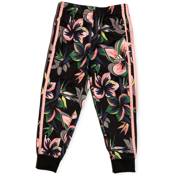 Other - Floral Adidas Track Pants